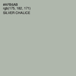 #AFB6AB - Silver Chalice Color Image